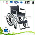 BDWC101 silla de ruedas de acero cromado